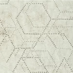 ورق جداري هندسي لون بيج فاتح، طول 10 م، عرض 0.53 م، اسم الموديل ديفينو