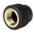 PPR Coupler with Female Thread Size 25 mm × 3/4 inch Outside Diameter 34 mm Color  Black |  AL Koblan Factory
