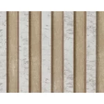 بديل خشب للديكور صيني مقاس12×290 سم اللون بيج مقلم بني فاتح 