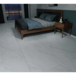 بلاط ارضيات داخلي سماكة 10 مم مقاس 60×60 سم، لون ابيض | الخزف السعودي