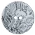 Ceramic Over Counter Wash Basin Round Shape 45 cm, Damasco 1 | Hatch Company - Image 2