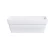 White plastic plant pot size 58x25x21 cm