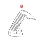 غطاء يد مقبض ماركة ماكيتا، وزن 0.2 كجم