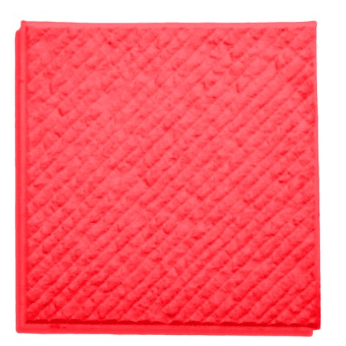 بلاط أسمنت تصميم محزز 40×40×4 سم، لون أحمر | Al Wasd Industrial