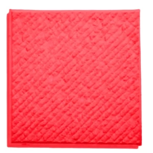 Cement Tiles Fluted Design 40x40x4 cm, Red Color | Al Wasd Industrial