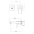 Washbasin Mixer Wall Mounted Without Frame 12×8×17.8 cm, Shiny Chrome | Hatch Company - Image 2