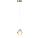 Contemporary Hanging Lighting Unit, Gold Color, Diameter 120 cm, Length 100 cm