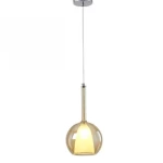 Modern Hanging Light, Size 35x19 cm, Minimal Design, Golden Color