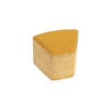 Smooth Interlock Tiles, Size 11.2x8.6 cm, Thickness 8 cm, Classico Design, Yellow Color | Al Sarif Company