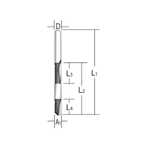 Router Bit 8 mm Width, 55 mm Length, Makita | ARAB PROS COMPANY
