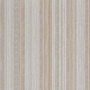 Italian Wallpaper 10m x 0.53m Gray with Beige, Model 6236 | Balbaid Decor Company