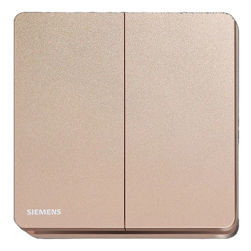 مفتاح مزدوج دركسيون 16 امبير 86×86 مم، ذهبي وردي | Siemens (دلتا أرينا)