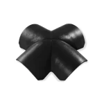 زاوية رباعية للقرميد الخرساني، مقاس 475×475 مم، لون أسود لامع | مصنع الديار العميقه