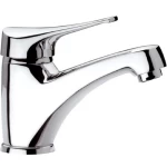 Automatic Washbasin Tap, Chrome, Short