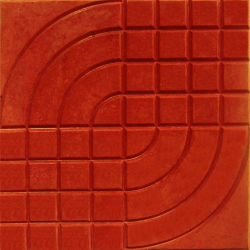 بلاط أسمنتي 40×40×4 سم، لون أحمر | Al Wasd Industrial