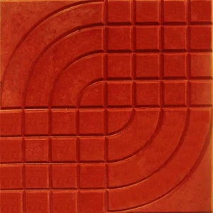 بلاط أسمنتي 40×40×4 سم، لون أحمر | Al Wasd Industrial