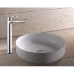 Bathroom Washbasin mixer, Brand Pluto, Chrome Color, Long