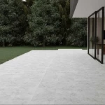 Matte ceramic floor tiles, dimensions 50 x 50 x 1.4 cm, light gray color |  Saudi Ceramics