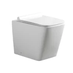 Floor Mounted Water Closets Toilet Seat , Chinese Square Shape, White Color, Size 18 cm