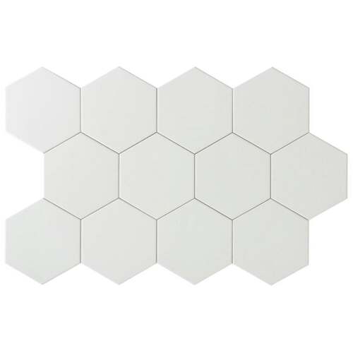 ارضيات بورسلان Essence، ابعاد 16×14 سم، سماكة 9 ملم، لون ابيض | Essence