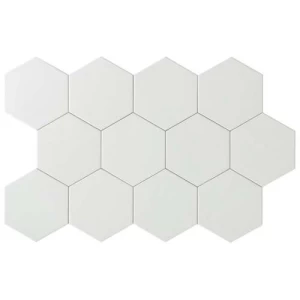 Essence Porcelain Flooring 16×14 cm, 9 mm Thickness, White Color | Essence