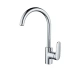 kitchen Sink Mixer with Flat Handle, Chrome Color | ASK Company