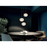 Olinda Triple Pendant Light, Gold Color, LED 3000 Kelvin, 15 Watt, Size 1500×250 mm