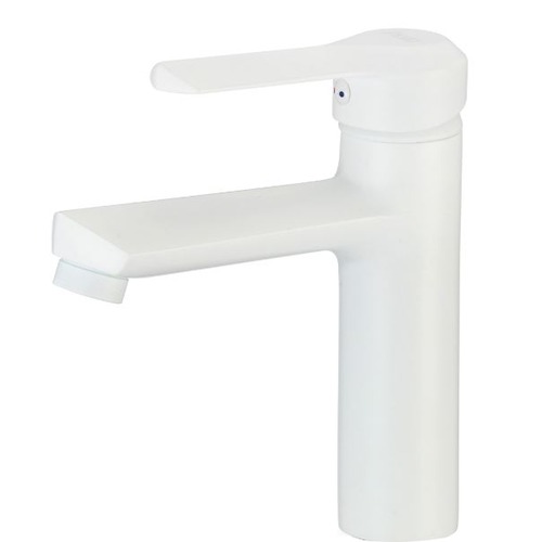 Short White Washbasin Mixer Durable Corrosion Resistant | Algafary Sanitary ware