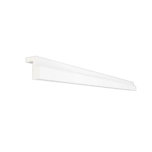 Exterior Decorative Cornice Panels 12 cm Height, 10.5 cm Width, 2.44 m Length, White | Zakharef Company