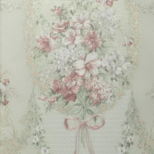 Floral Wallpaper Vinyl Wrap 15.6m x 106cm Pink White Beige | Luxury line