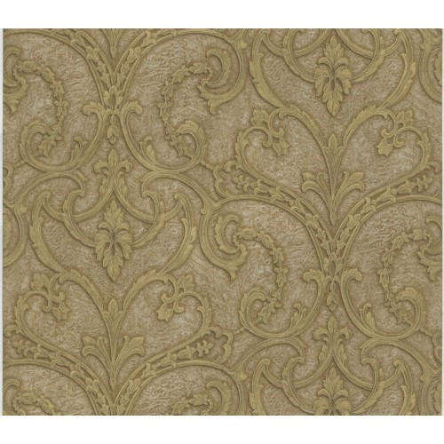 Italian Wallpaper Classic Design 10m x 1.06m, Dark Beige | Balbaid Decor Company