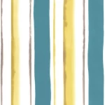 British Wallpaper Green With Yellow Color Striped Design, Size 10mx0.53m, Model 32463