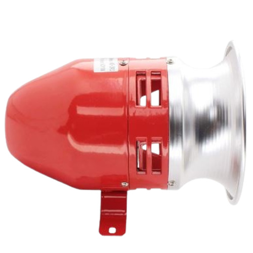 Siren Alarm 220V Red Color, Aluminum and Steel | Advanced Castle
