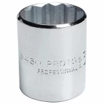 Hand Socket, Size 1 3/8 inches, Drive base size 1/2 inch, 12 points, Proto brand