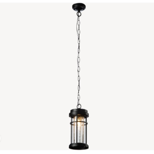 Outdoor Ares Pendant Light Black, Size 15.6 x 15.6 x 29 cm | Abyat Company