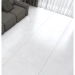 Matte ceramic tile, thickness 10 mm, length 60 cm, width 60 cm, white color |  Saudi Ceramics