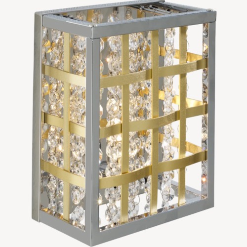 Wall Lamp Soft Light 10.8x19.8 cm Gold | Silver | Abyat Company