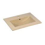 Maze Model Edge Basin without Cabinet Size 61×46.5×27 cm, Beige Color