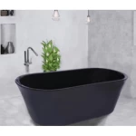 Acrylic Bathroom Bathtub Size 160x75 cm, Black Color