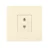 Electrical Switch socket 2 holes 16 Amp Alfanar Model  Sidra Size 7x7 Colour Beige