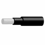 70 sq mm 0.6/1kV 1C Cable, Stranded Aluminium Conductor, PVC 70°C Insulation, Black Color, 500 meter | SCC