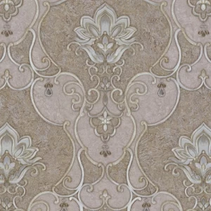 Italian Wall Covering Size 10m×1.06m Brown Color, Model 85052 | Balbaid Decor Company