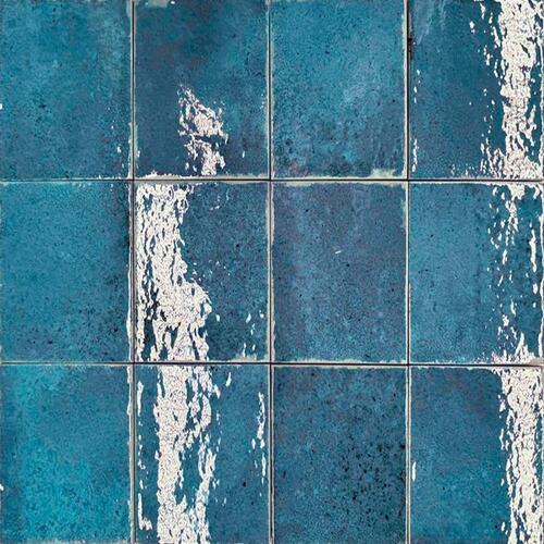 بلاط سيراميك أزرق للجدران 12×12 سم، سمك 1 ملم | 