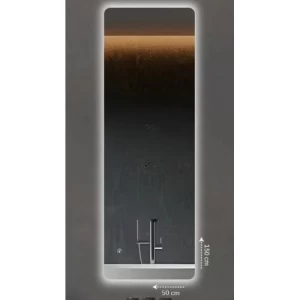 Bathroom Mirror with LED 50x150 cm, Rectangular Shape | Al Muhaidib Sanitary and Ceramic