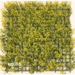 Artificial grass for wall decoration 2D, Green with yellow color