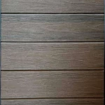 Dark Brown External Wall Paneling, Size 290x14.5 cm, Model 100284
