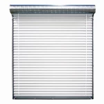 Automatic Roll Shop Doors   width  335 cm Height 3 M Color White | Almokhtar industry 