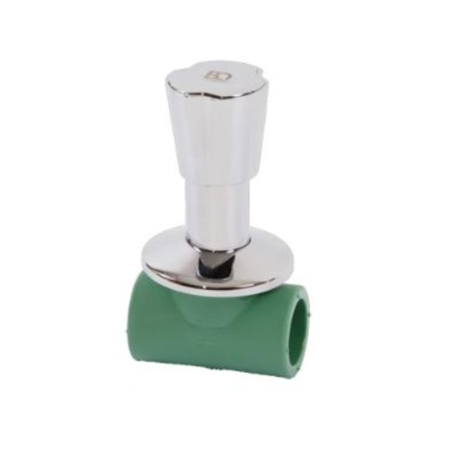 PPR Chrom Valve Size 25 mm Green Color | Al Zamil Tanks