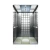 High-Speed Elevator, 800 KG Weight Limit, 3 m/s Speed, 10 Person Capacity, Modern Stainless Steel Wall Design with PVC Floor