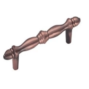 Kitchen Cabinet Handle 76 mm Zinc Antique Red Copper Finish | Kitchen Line Group